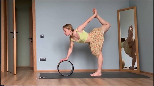 new poses for yoga - Deep Stretching in front of the Mirror | Monica Yoga