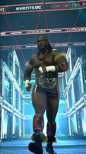 For the few who don’t know already, this is OBA FEMI and he’s about to face the WWE Champion🔥 #SNME