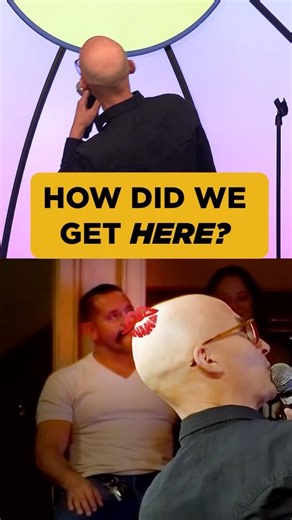 Bald Comedian vs Hairy Lips | Eric Schwartz Crowd Work Comedy
