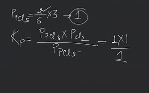 In the reaction, PCl5​⇌PCl3​ Cl2​, the amount of each PCl5​,PCl... | Filo