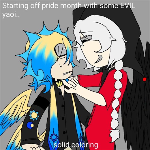 Me when uh. #originacharacter #drawing #artist #oc #digitalart #art #pridemonth #ship #ibispaint