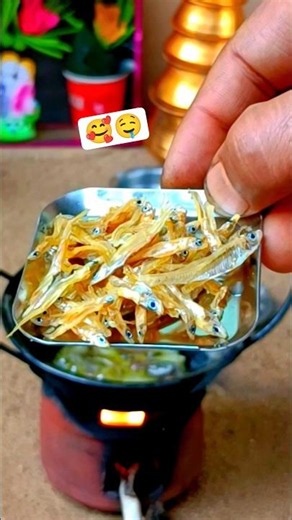 Small Dry Fish Recipe 😋 | #shorts #DryFish #miniature
