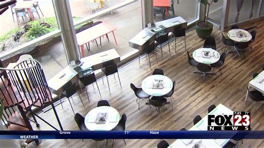 Ron gets some lunch with rapper Johnny Polygon at a restaurant that used to be a bank on this week's Lunch on a Budget...with Friends. Click the link to see the full video. >>> https://fox23.info/3JePy6X | FOX23 News