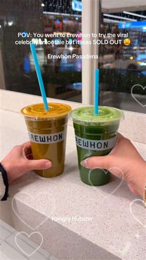 POV You went to try Erewhon’s viral celebrity smoothie but it was SOLD OUT😫#erewhon#erewhonsmoothie
