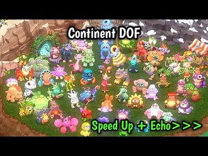 Continent Song in My Singing Monster Dawn Of Fire (Speed Up + Echo) CR : ‪@MSMPokeGamer‬