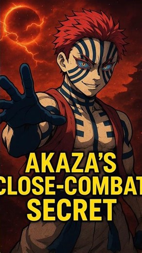 Akaza cloze combat🥷 secret what's the reason behind it? #demonslayer #mangamindfact