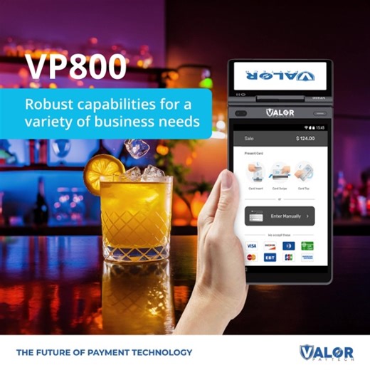 Meet the VP800, Valor's latest POS solution! From retail businesses to restaurants, this versatile device transforms your business operations with our exciting features, compatible for all your business needs. Connect with our sales team today to secure your VP800 and boost your business! 🔗https://hubs.li/Q02PQMFt0 #VP800 #POS #POSAndroid #AllInOnePOS #RetailPOS #AutomotivePOS #SmallBusinessPOS #Restaurant #Hospitality #GymPOS #Healthcare #ValorPayTech | Valor PayTech