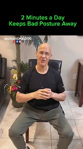 63K views · 1.2K reactions | 2 Minutes a Day Keeps Bad Posture Away! Dr. Mandell | Motivationaldoc | Facebook