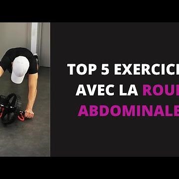 Programme exercices avec la roue abdominale