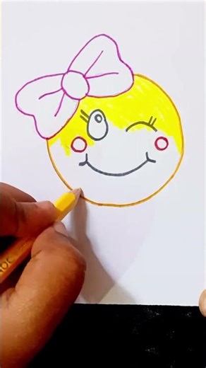 Cute Emoji #shorts #kidsdrawing #emoji #cuteemoji #emojidrawing #drawingemoji #cuteemojis #colouring