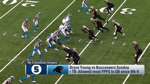 Chex's top 5 semifinal sleepers NFL Fantasy Live