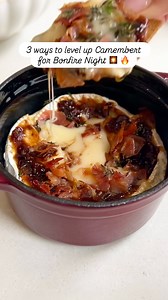Planning a Bonfire Night celebration? Here are 3 ways to level up your Camembert for a indulgent treat, perfect for sharing with friends or keeping all for yourself 😉 Tap to shop the Mini Cast Iron Casserole dishes 🥹 https://tinyurl.com/4pk8cpcv RECIPE 1 - Fig relish, prosciutto and thyme - 1 tbsp fig relish - 30g prosciutto, fried until crispy and diced - Small bunch of thyme leaves RECIPE 2 - Chorizo and hot honey - 30g diced chorizo, fried until crispy - 2 tbsp honey - 1 tsp chilli flakes R