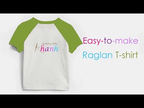 👕Easy to make Raglan T shirt - Step by Step