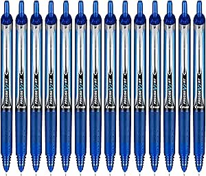 Pilot Precise V7 RT Refillable & Retractable Liquid Ink Rollerball Pens, Blue Ink Pens, Fine Point (0.7 mm), 14-Pack - Ideal for School, Journaling, and Office Writing