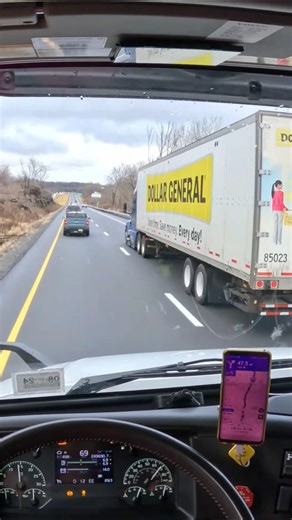 Life on the Road 🚛 Passing a Semi on the Open Highway #shorts