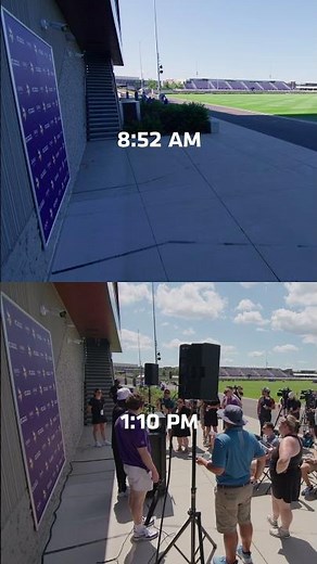 First Day of Fans at Training Camp 👏