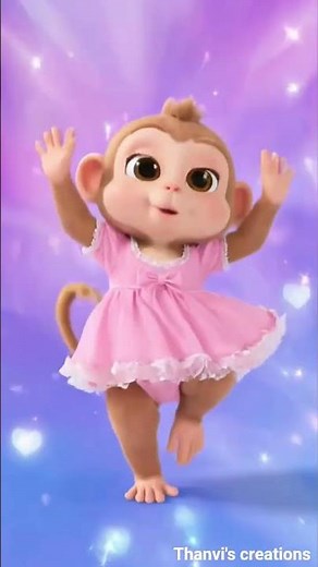 Cute Monkey Dancing 🐒💃 | Funniest Animal Dance Ever!
