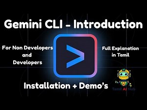 Gemini CLI – Google's Free Open‑Source AI Agent in Your Terminal! In Tamil #GeminiCLI #ai #google