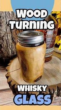 Wood Turning Whiskey Glass 🥃. #woodworking #woodturning #Whiskey