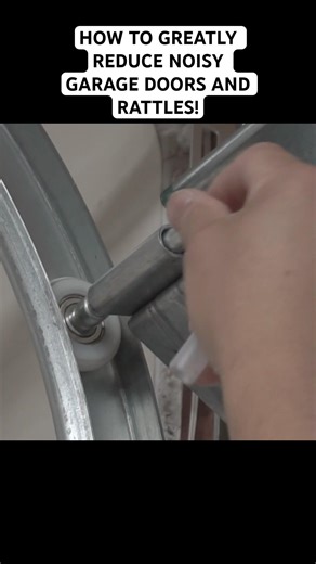How To GREATLY Reduce Noisy Garage Doors And Rattles! DIY!