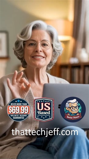 Online Computer Help on Instagram: "Tired of computer problems slowing you down? Hear what one happy customer had to say about their experience with That Tech Jeff — the affordable, online computer help service trusted by people all across the U.S. 💻 For just $69.99 (or $59.99 for seniors), you can get your PC or Mac cleaned, tuned, and running almost like new again. And if it’s not fixed or things don’t improve? You don’t pay a dime. ⭐ Over 1,400+ five-star reviews. ⭐ Helping customers nationw