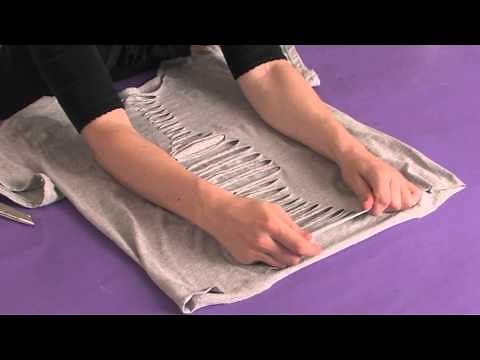 How to Cut Shirts Like Ed Hardy : Shirt Modifications