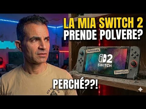 NINTENDO SWITCH 2 PRENDE POLVERE! PERCHE NON LA USO? #nintendo #switch2 #nintendoswitch