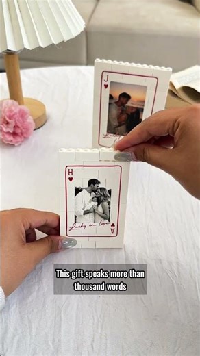 King And Queen Custom Couples Photo How Luck We Are | Personalized Photo Rectangle Building Brick