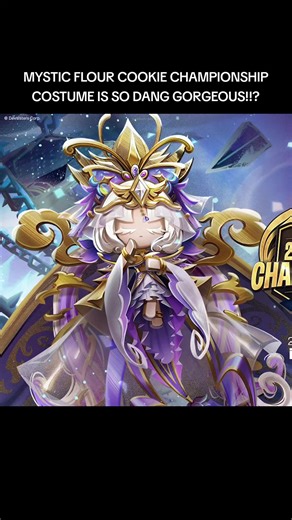 MYSTIC FLOUR COOKIE CHAMPIONSHIP COSTUME MYSTIC FLOUR COOKIE CHAMPIONSHIP COSTUME 🗣️🔥 #crk #cookierun #cookierunkingdom #cookierunbraverse #mysticflourcookie