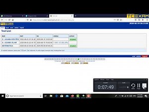Tutorial Cara Menggunakan Ujian Online menggunakan aplikasi TCEXAM