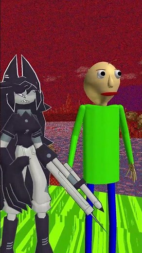 Baldi & Miss Circle gets caught by EYX ?! #baldibasics #animation #videogames #sonic #eyx