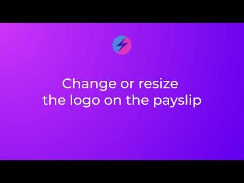 Change or resize the logo on the payslip | Payroll CH