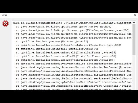 Fix OptiFine java.io.FileNotFoundException Install Error