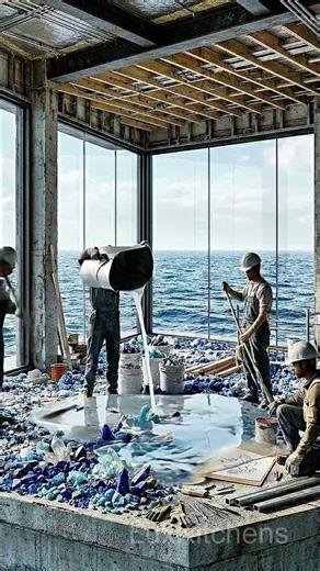 Building a Giant Kitchen in the Middle of the Ocean 🌊
