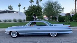 Charles Phoenix J O Y R I D E: Equisite in every SPELLBINDING space age design detail ... Cadillac's Coupe deVille for 1961 is a mid-century masterpiece of the ABSOLUTE HIGHEST ORDER ... and silver stunner -W BUCKETS- is among the finest examples in the known universe !!! Behold the glory and ENJOY the JOYRIDE !!! ... | Charles Phoenix