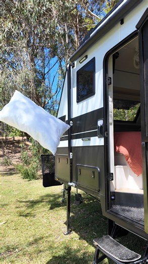 MeanderWild | Caravan bedding on Instagram: "It’s time to say goodbye to your old, sad, lumpy pillows... because our dreamy new pillows are floating in like a cloud very soon 💭 Our new Wayfarer pillow will be soft launching at the @caravanindustryvic Supershow next week you you can try out the hotel luxury for yourself!"