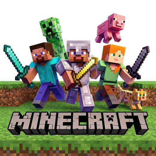 Minecraft Adventure Characters PNG | Block Game Heroes & Mobs | High-resolution Digital Download. - Etsy Australia