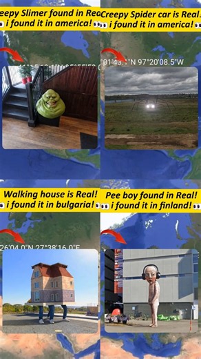 Top 4 Finds on Google maps & Google earth | Part 8 #shorts