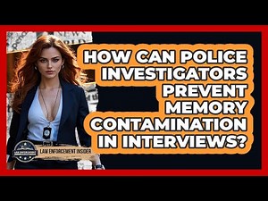 How Can Police Investigators Prevent Memory Contamination In Interviews? - Law Enforcement Insider