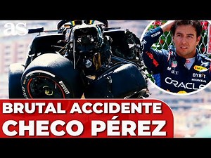 BRUTAL ACCIDENTE DE CHECO PÉREZ en MÓNACO | FÓRMULA 1