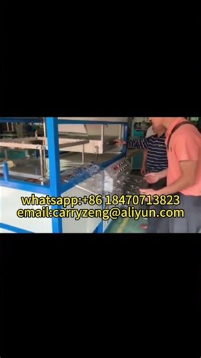 Vacuum forming machine welding PET packaging