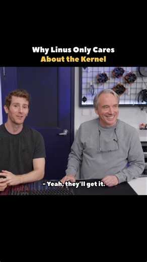 Why Linus Only Cares About The Kernel #shorts #linux #developer #programming