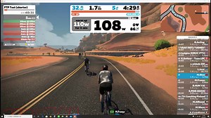 【Zwift】FTP test(short)来康康本up现在的FTP有多少了