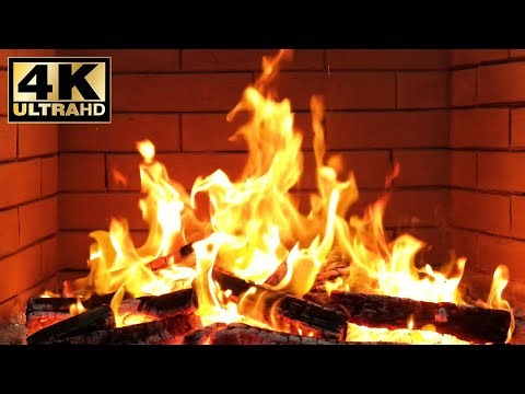 🔥 Fireplace Video With snow ambience. Rustic Cabin fireplace retreat. Fireplace Warm the Atmosphere