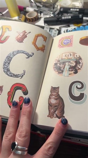 It’s Friday flip through! I love this sticker book collection so much!