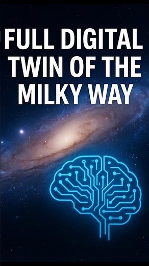 AI Creates Digital Twin of Milky Way: 100 Billion Stars Simulated! #TechNews #Astrophysics #digital