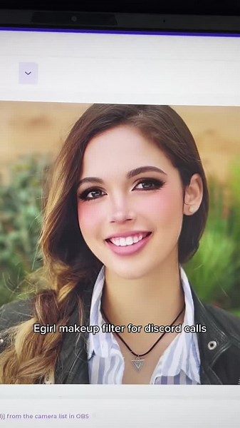 How to use egirl beauty filter on discord calls #pinocast #gamergirl #smallstreamer #discord #egirl