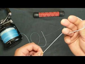 Whip / Splice an END LOOP in Hollow Core Braid using just fishing wire