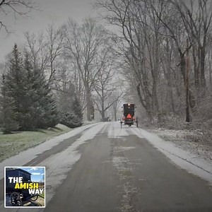 A quiet winter moment on Curtis Middlefield Road in Middlefield, Ohio. An Amish horse and buggy makes its way through freshly fallen snow. While most drivers pass by in heated vehicles, scenes like this highlight the realities of traveling winter roads by horse and buggy. In recent years, some Amish in the Middlefield area have increasingly allowed heaters in their buggies, especially over the past five years, making harsh winter travel a little less miserable for certain families. As always, wi
