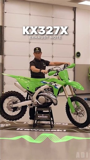 2-Stroke Kawasaki KX327 Exhaust Note